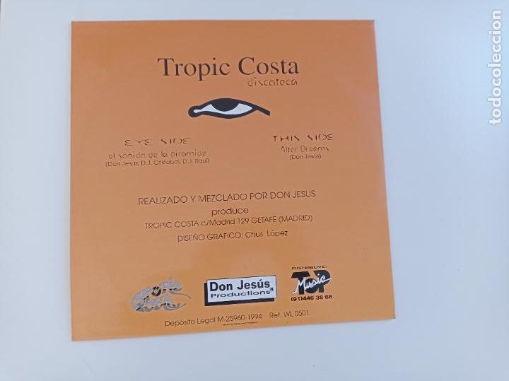 Discos de vinilo: Tropic costa-el sonido de la pir&aacute;mide. maxi - Foto 2