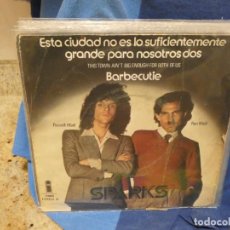 Discos de vinilo: BOXX164 DISCO 7 PULGADAS SPARKS THIS CITY AINT EONGUH BIG... 1974 BUEN ESTADO. Lote 325631043