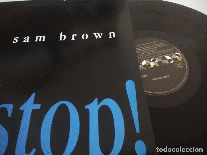 Discos de vinilo: SAM BROWN/STOP/VINILO MAXI. - Foto 2