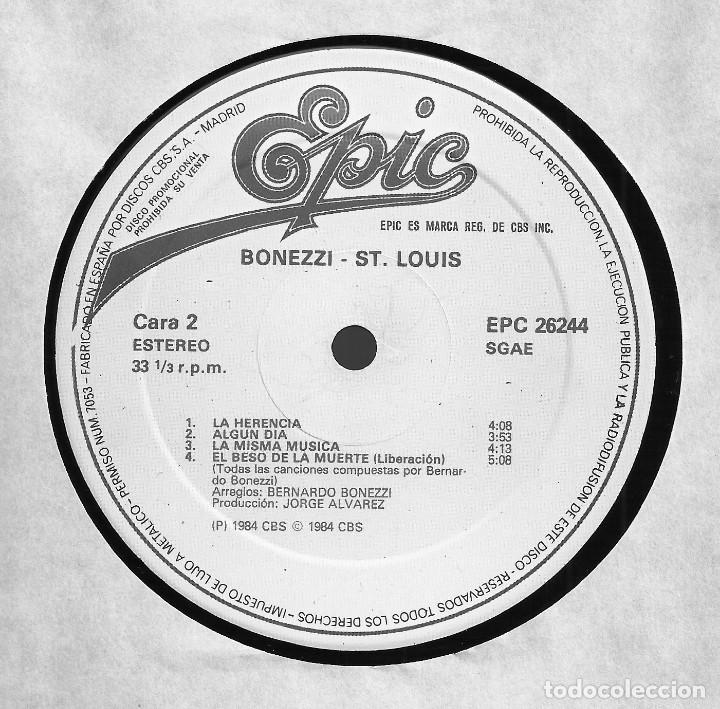 Discos de vinilo: B&ouml;nezzi - St. Lo&uuml;is Lp Promo - Foto 4