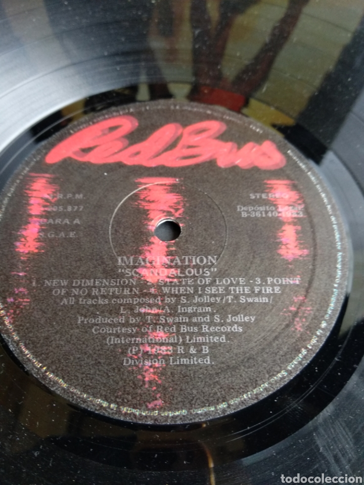 Discos de vinilo: *IMAGINATION, SCANDALOUS, SPAIN, RED BUS, 1983. LA.1 - Foto 4