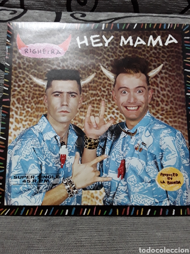 Discos de vinilo: Righeira &lrm;&ndash; Hey Mama - Foto 1