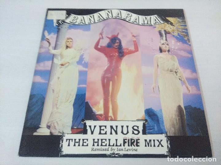 Discos de vinilo: BANANARAMA/VENUS THE HELL FIRE MIX/VINILO MAXI. - Foto 1