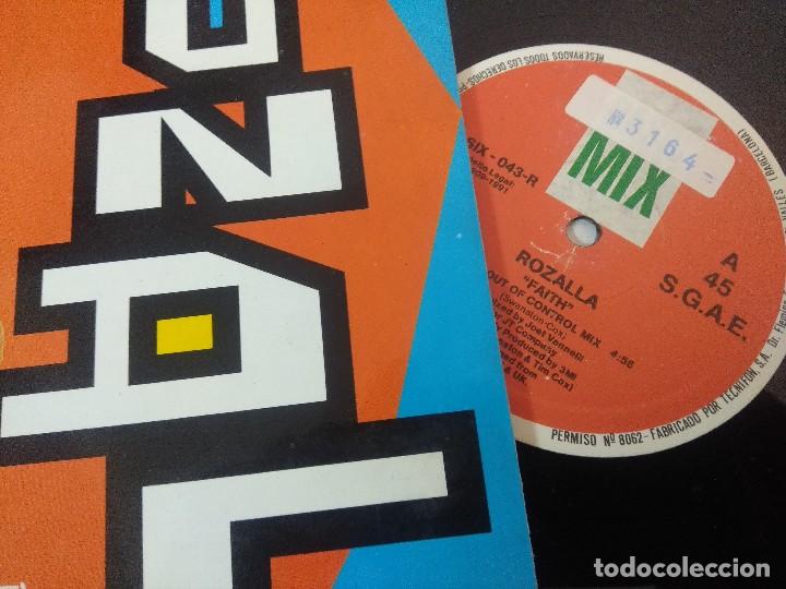 Discos de vinilo: ROZALLA/FAITH/VINILO MAXI. - Foto 2