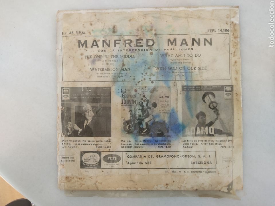 Discos de vinilo: the one in the middle Manfred Mann - Foto 3
