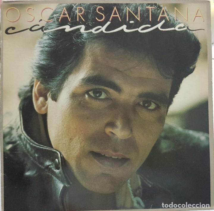 Vinyl records: Oscar Santana - C&aacute;ndida - cantante canario - K&ouml;nig Records 1983