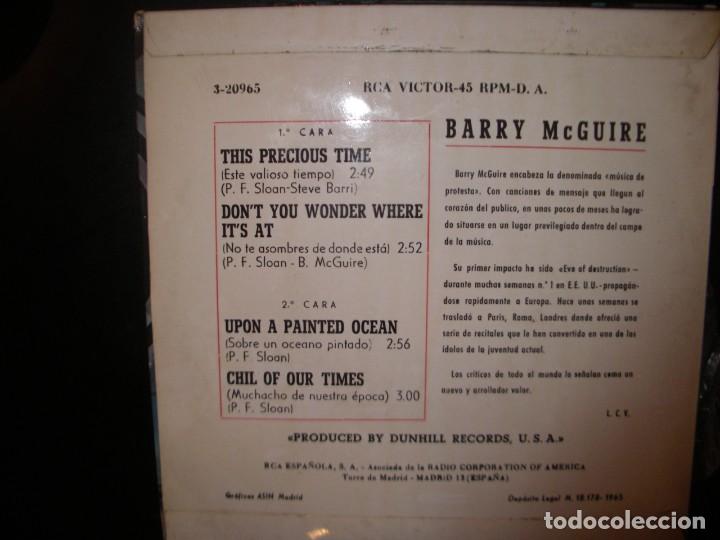 Discos de vinilo: BARRY MCGUIRE- THIS PRECIOUS TIME. EP - Foto 2