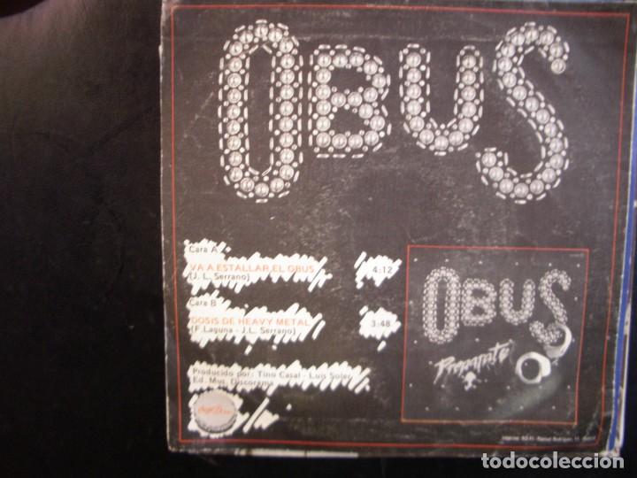 Discos de vinilo: OB&Uacute;S- VA A ESTALLAR EL OB&Uacute;S. SINGLE - Foto 2