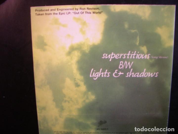 Discos de vinilo: EUROPE- SUPERSTITIOUS. SINGLE. PROMO MINT - Foto 2