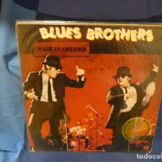 Disques de vinyle: BOXX164 LP BLUES BROTHERS MADE IN AMERICA TAPA ALGO ESTROPEADA POR AGUA VINILO OK. Lote 325786788
