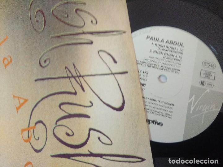 Discos de vinilo: PAULA ABDUL/RUSH RUSH/VINILO MAXI. - Foto 2