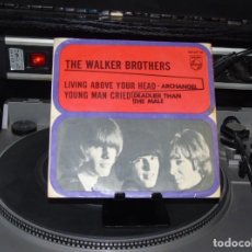 Discos de vinilo: THE WALKER BROTHERS ---- LIVING ABOVE YOUR HEAD + 3 VINILO / FUNDA EX. Lote 302698978