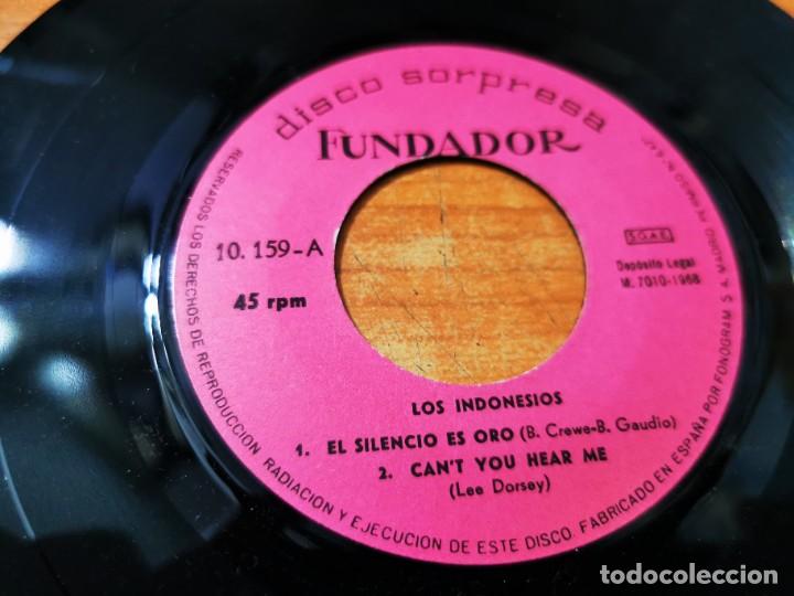 Discos de vinil: LOS INDONESIOS El silencio es oro FUNDADOR EP VINILO DEL A&Ntilde;O 1968 CONTIENE 4 TEMAS