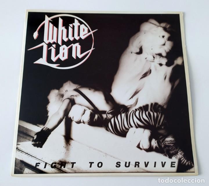 Discos de vinilo: LP WHITE LION - FIGHT TO SURVIVE - Foto 1