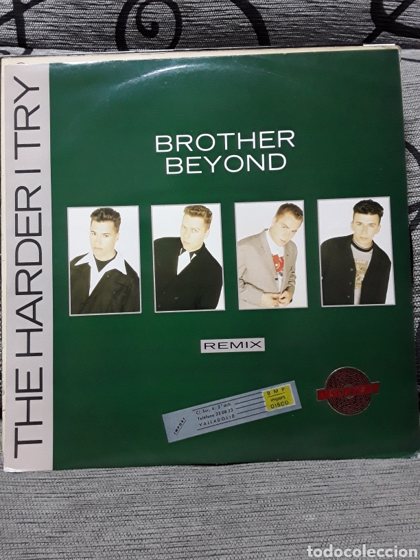 Discos de vinilo: Brother Beyond &lrm;&ndash; The Harder I Try (Remix) - Foto 1