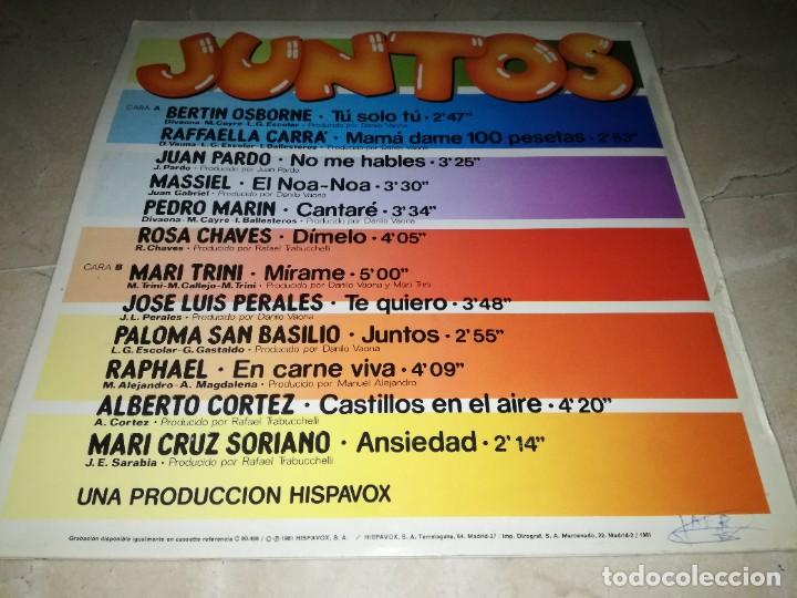 Discos de vinilo: JUNTOS-A&Ntilde;O 1981 - Foto 2