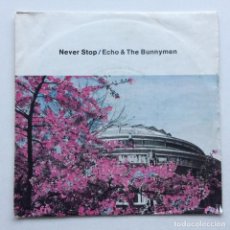 Discos de vinilo: ECHO & THE BUNNYMEN ‎– NEVER STOP / HEADS WILL ROLL , UK 1983 KOROVA