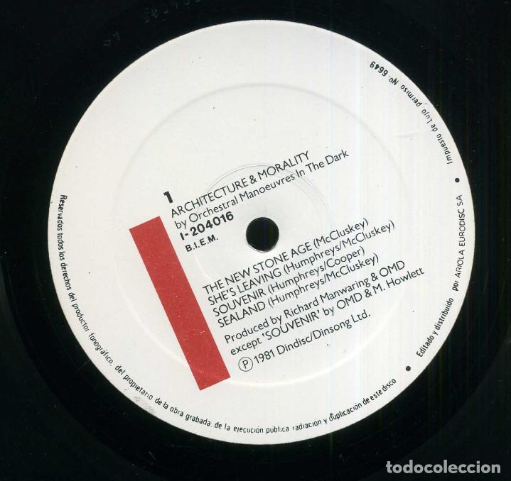 Discos de vinilo: ARCHITECTURE & MORALITY BY ORCHESTRAL IN THE DARK - Foto 1