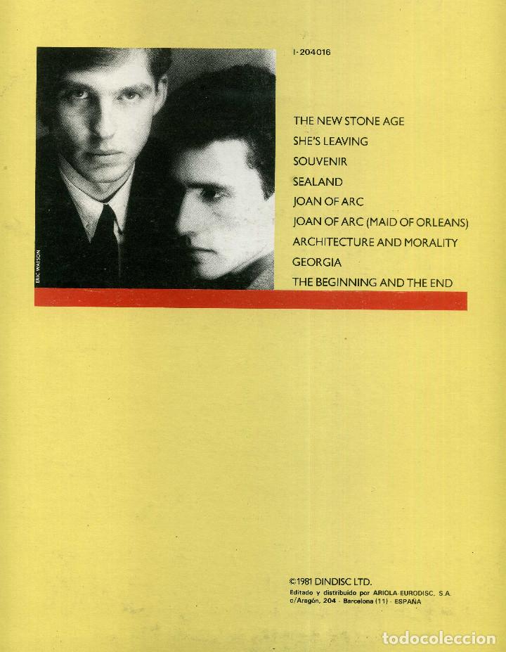Discos de vinilo: ARCHITECTURE & MORALITY BY ORCHESTRAL IN THE DARK - Foto 3