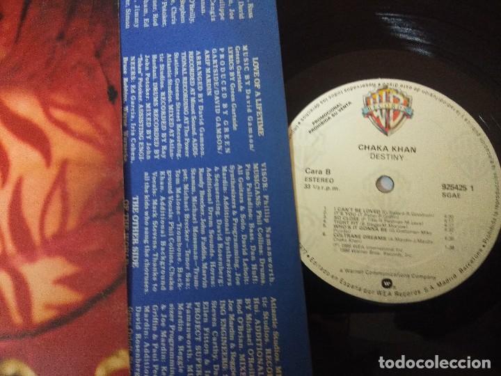 Discos de vinilo: CHAKA KHAN/DESTINY/VINILO PROMOCIONAL. - Foto 2