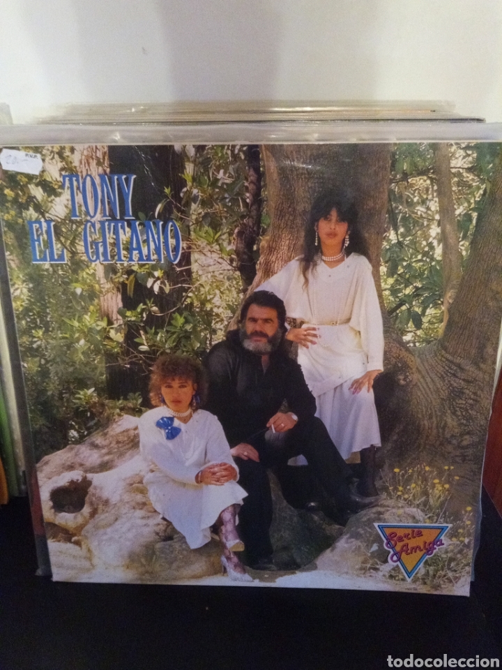 Discos de vinilo: TONY EL GITANO. LP. VINILO. ZAFIRO - Foto 2