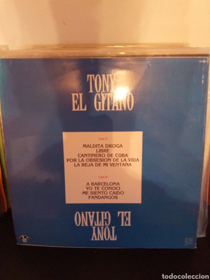Discos de vinilo: TONY EL GITANO. LP. VINILO. ZAFIRO - Foto 3