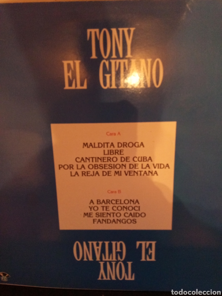 Discos de vinilo: TONY EL GITANO. LP. VINILO. ZAFIRO - Foto 4