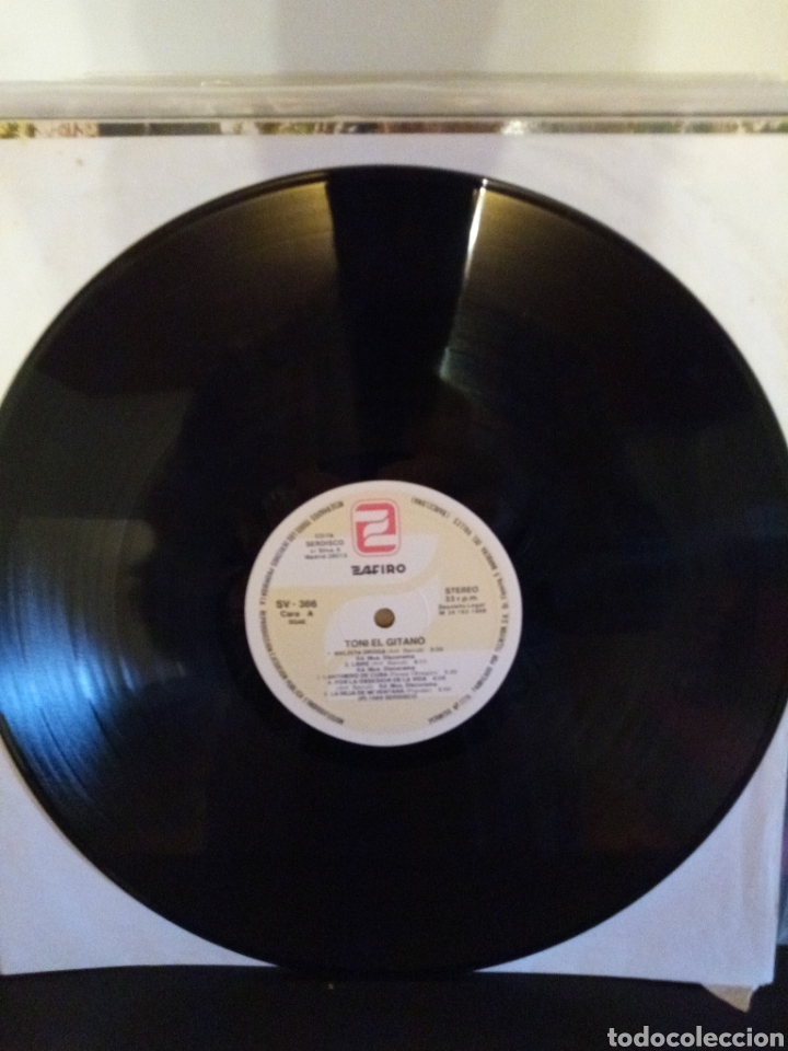 Discos de vinilo: TONY EL GITANO. LP. VINILO. ZAFIRO - Foto 7