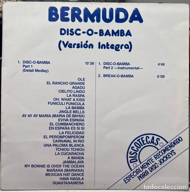 Discos de vinilo: BERMUDA. Disc-O-Bamba (versi&oacute;n integra). - Foto 1