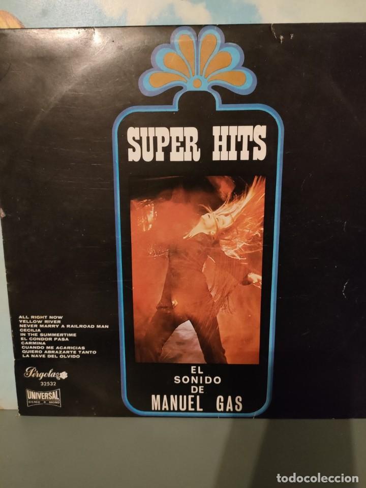 Discos de vinilo: SUPER HITS EL SONIDO DE MANUEL GAS - Foto 1
