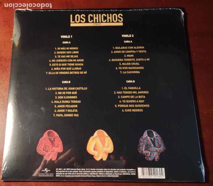 Discos de vinilo: LOS CHICHOS - ORO - DOBLE LP - 2021 - Foto 2