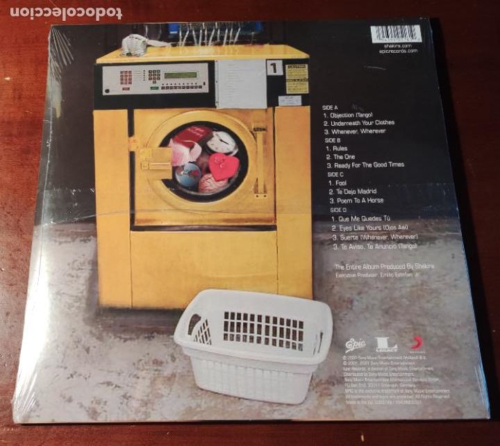 Discos de vinilo: SHAKIRA - LAUNDRY SERVICE - DOBLE LP - 2022 - Foto 2