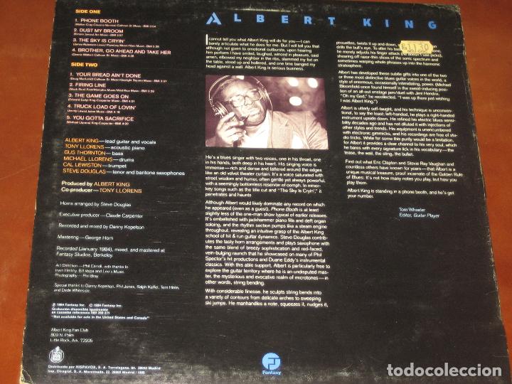 Discos de vinilo: ALBERT KING - ED. ESPA&Ntilde;OLA 1985 - Foto 2