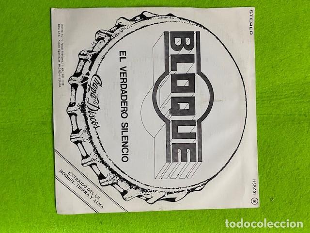 Discos de vinilo: BLOQUE (PROMOCIONAL MUY RARO) - Foto 2