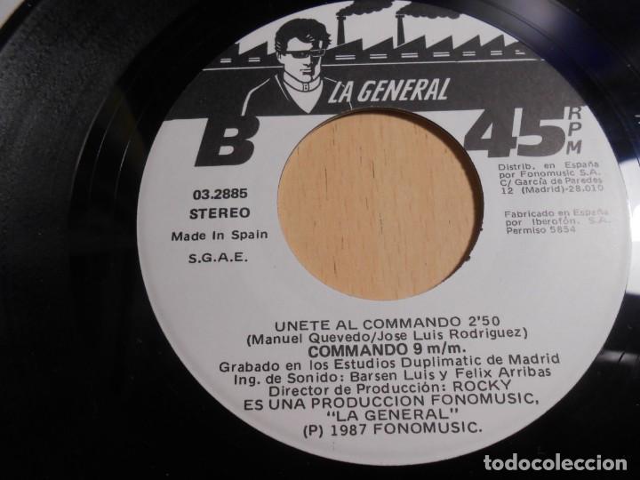 Discos de vinilo: COMMANDO 9 MM, SG, SOWETO + 1, A&Ntilde;O 1987 - Foto 4
