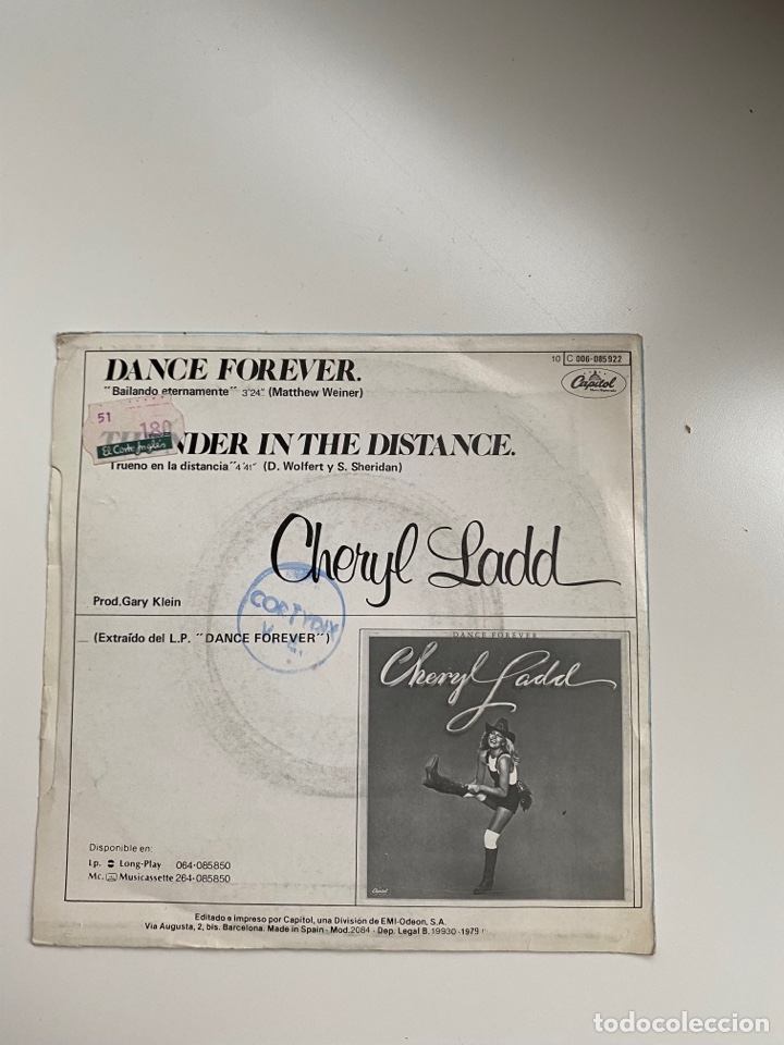 洋楽 Cheryl Ladd Dance Forever LP / e627y161 Cheryl Ladd – Dance