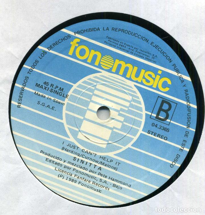 Discos de vinilo: SINITTA - RIGHT BACK WHERE STARTED FROM - Foto 1