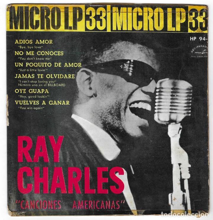 Discos de vinilo: RAY CHARLES -- CANCIONES AMERICANAS - Foto 1