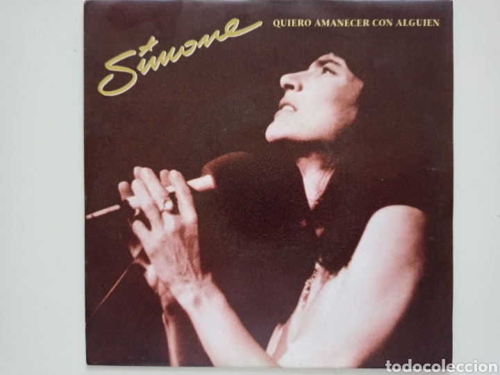 Discos de vinilo: Simone - Quiero amanecer con alguien - Foto 1