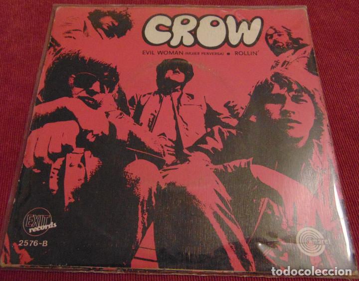Discos de vinilo: CROW - EVIL WOMAN - SINGLE 1970 - Foto 2
