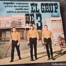 Discos de vinilo: EL GRUP DE 3 TRES - EP SPAIN 1966 - MOLLY DEE - FAREWELL COUNTRY - EDIGSA CM-148 CON INSERT. Lote 326092838
