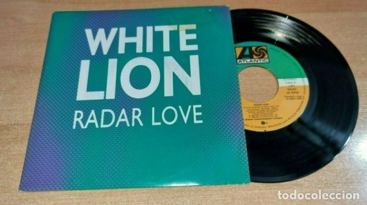 Dischi in vinile: WHITE LION Radar love SINGLE VINILO PROMO DEL A&Ntilde;O 1989 ESPA&Ntilde;A MIKE TRAMP MISMO TEMA