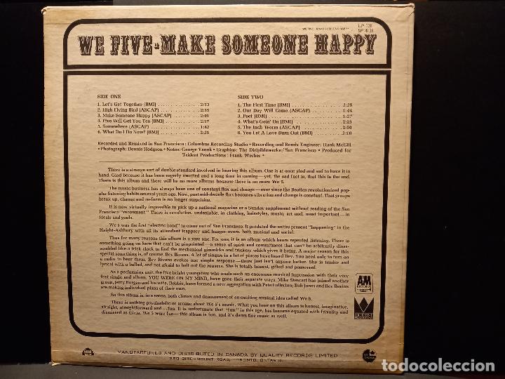 Discos de vinilo: WE FIVE MAKE SOMEONE HAPPY LP CANADA PDELUXE - Foto 2