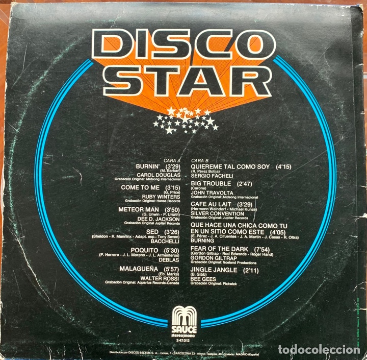 Discos de vinilo: DISCO STAR / m&uacute;sica de los 80&rsquo; - Foto 3
