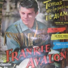 Discos de vinilo: FRANKIE AVALON - EL ALAMO EP - ORIGINAL ESPAÑOL - CHANCELLOR RECORDS 1961 - MONOAURAL. Lote 326258748