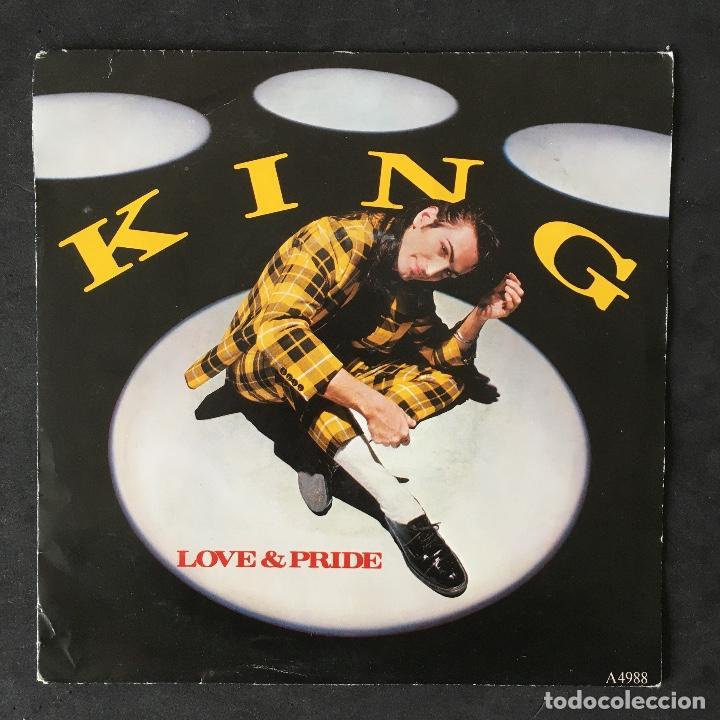 Discos de vinilo: VINILO SINGLE - KING - LOVE & PRIDE - A4988 CBS 1984 - Foto 1