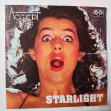 Discos de vinilo: ACCEPT- STARLIGHT- SPAIN PROMO SINGLE 1982- VINILO CASI NUEVO.. Lote 326315378