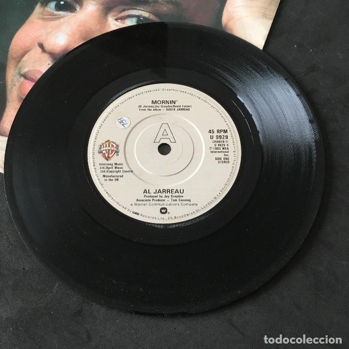 Discos de vinilo: VINILO SINGLE - JARREAU - MORNIN - WEA U 9929 - 1983 - Foto 3