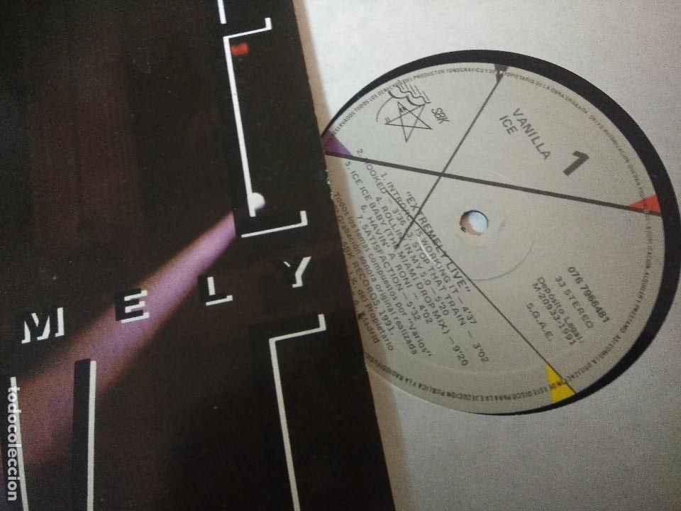 Discos de vinilo: VANILLA ICE/EXTREMELY LIVE/VINILO. - Foto 2