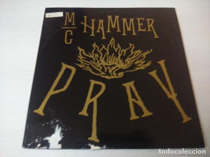 Discos de vinilo: M.C. HAMMER/PRAY/VINILO MAXI PROMOCIONAL. - Foto 1